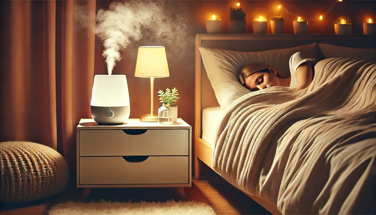 Humidifier in Bedroom