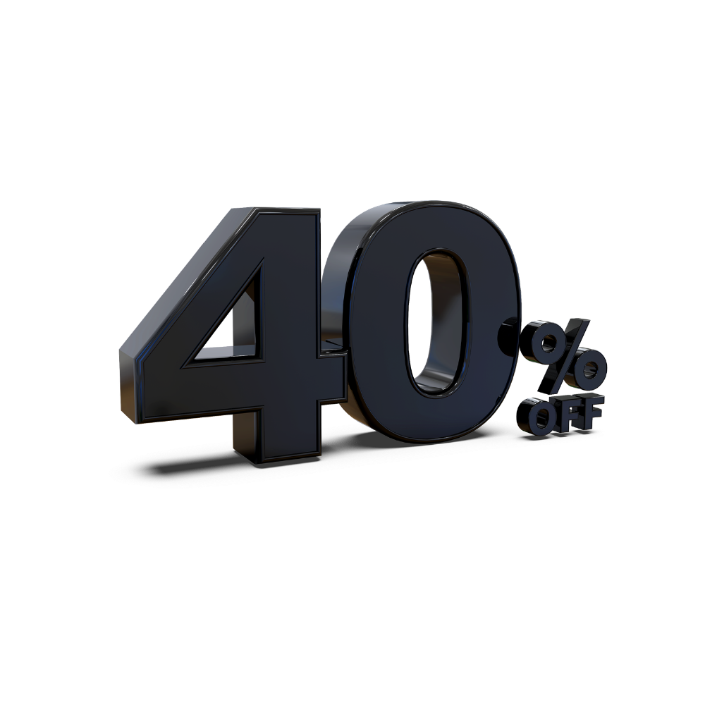 up to 40%