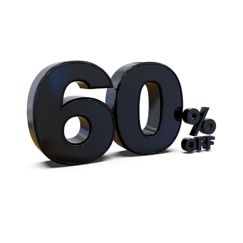 up to 60%