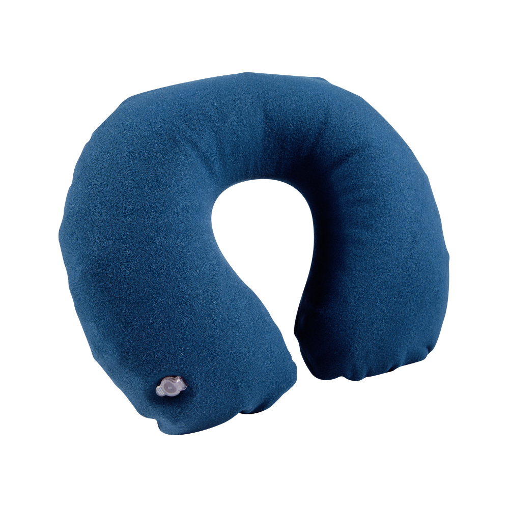 Inflatable Neck Pillow with Cover Purple