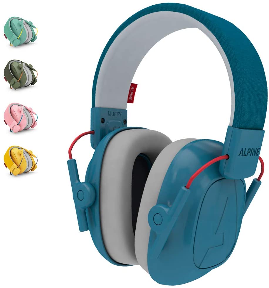 kids blue coloured earmuff