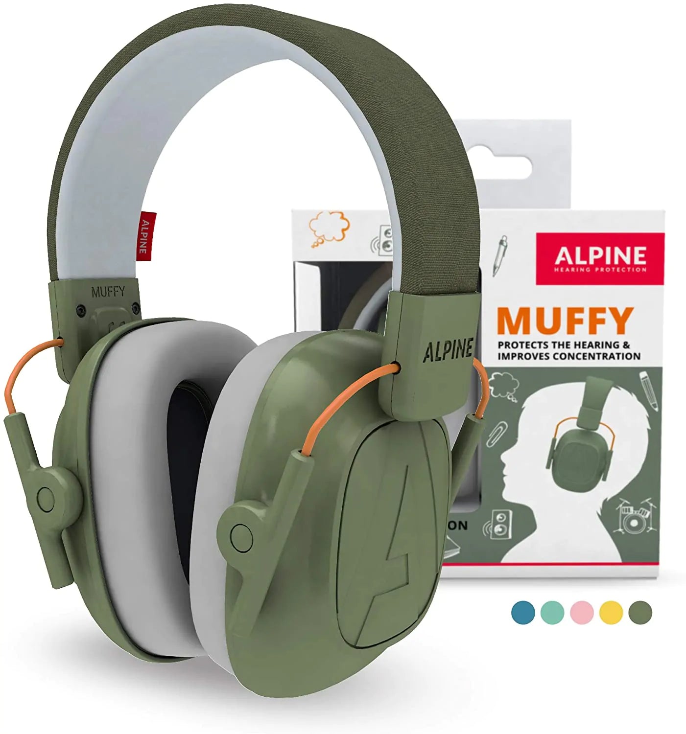 Kids Green Earmuffs