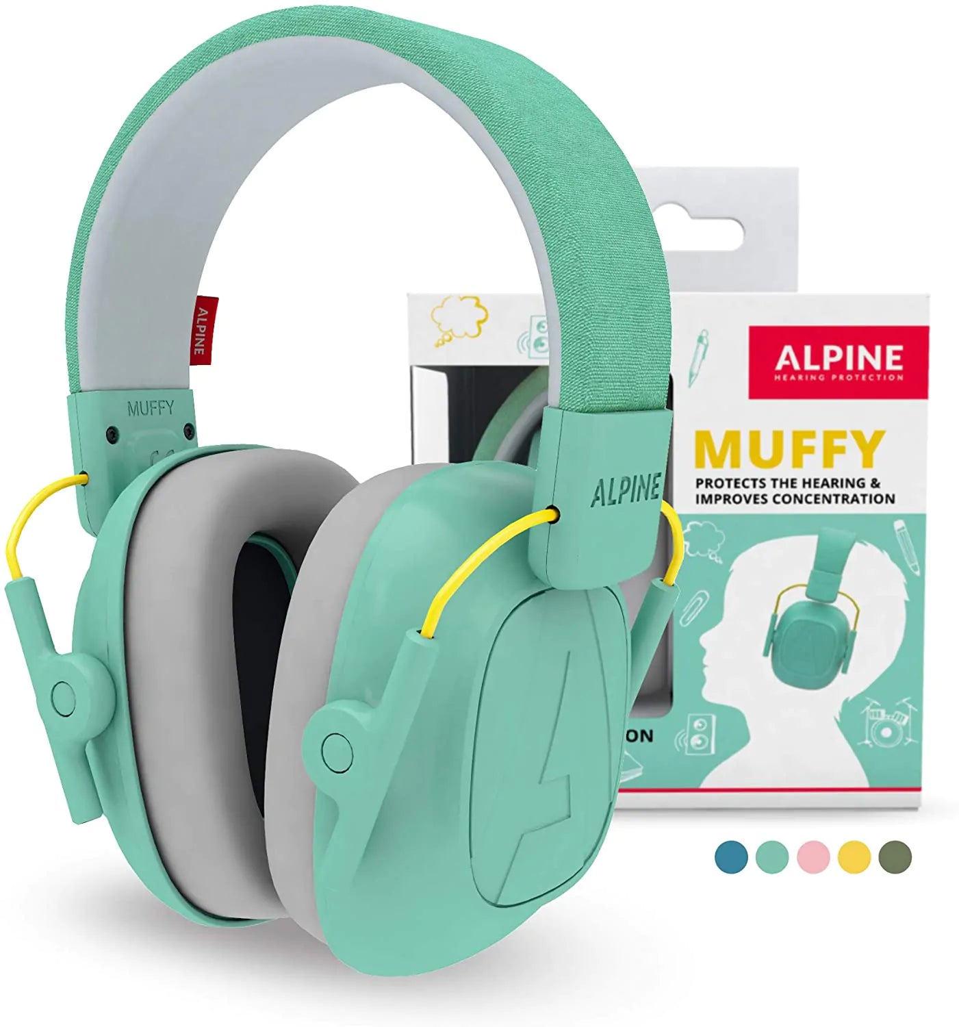 kids earmuffs mint