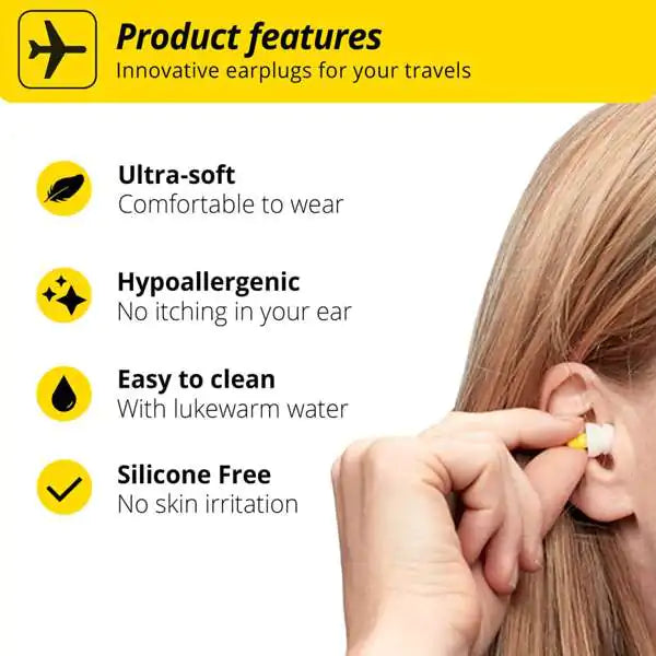 Alpine Flyfit Earplugs Feautures