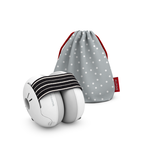 Alpine Baby Muffy Earmuffs Black Case