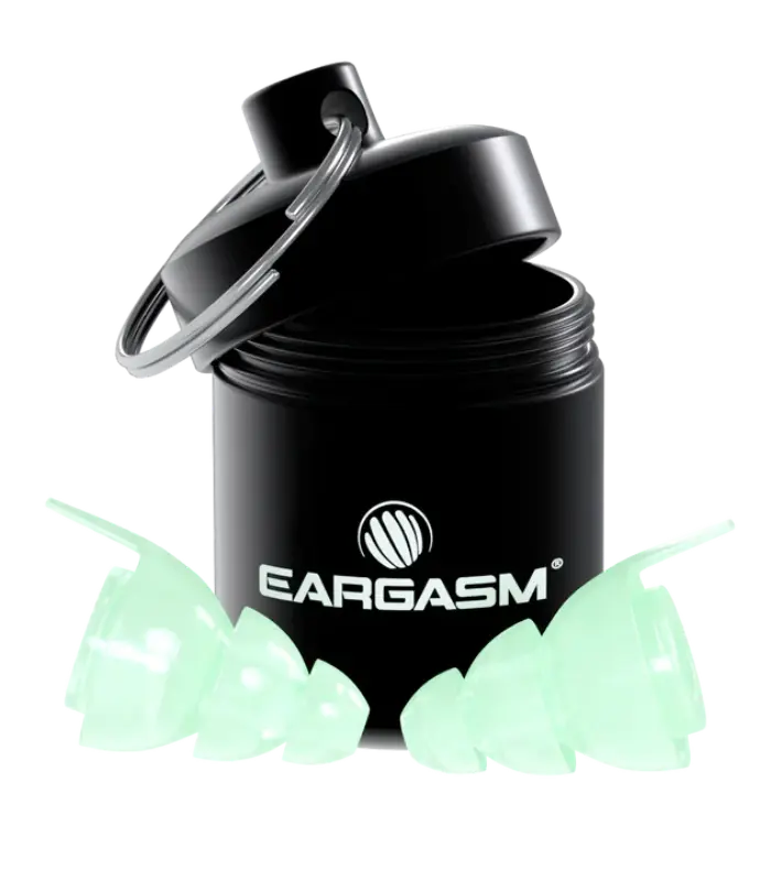 Eargasm Afterglow Concert Earplugs with noise reduction for live music and events