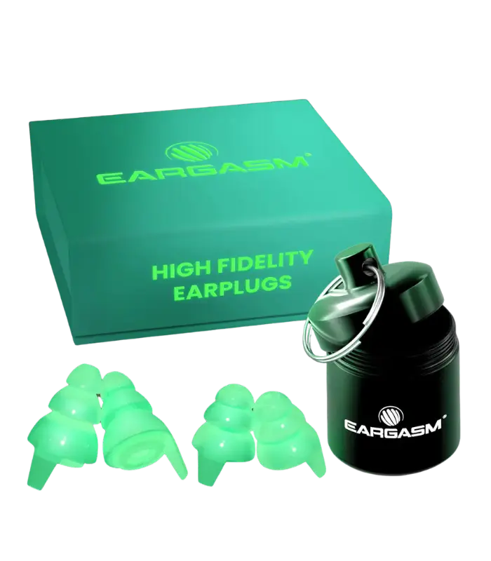 Eargasm Afterglow High-Fidelity Concert Earplugs for music lovers and festival goers
