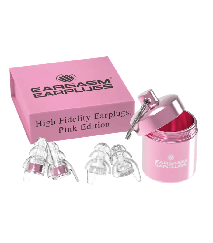 Eargasm High Fidelity Earplugs Pink Edition (1)
