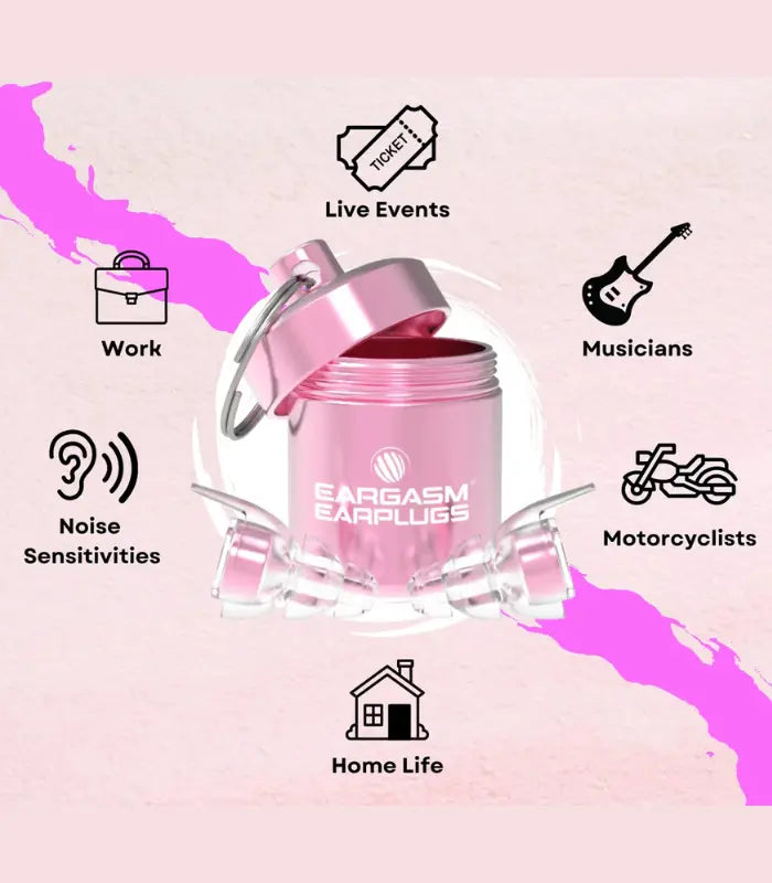 Eargasm High Fidelity Earplugs Pink Edition (3)