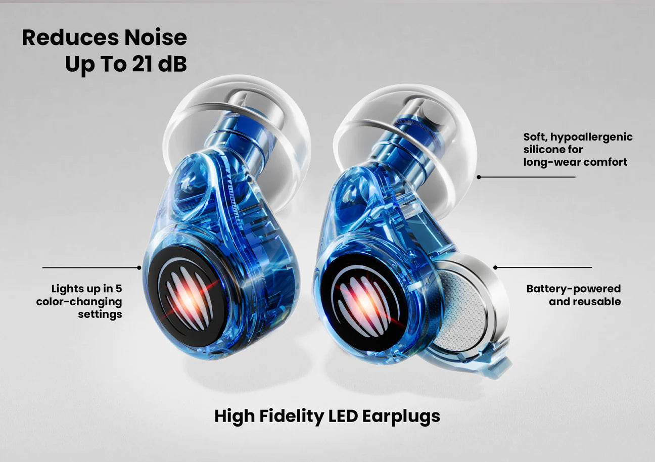 cool earlights earplugs eargasm