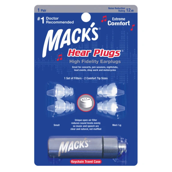 macks high fidelity earplugs