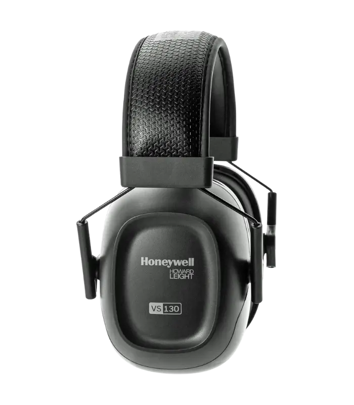 Honeywell Howard Leight Earmuffs from Sleep and Sound shown with padded ear cups designed for effective noise reduction and long wearing comfort