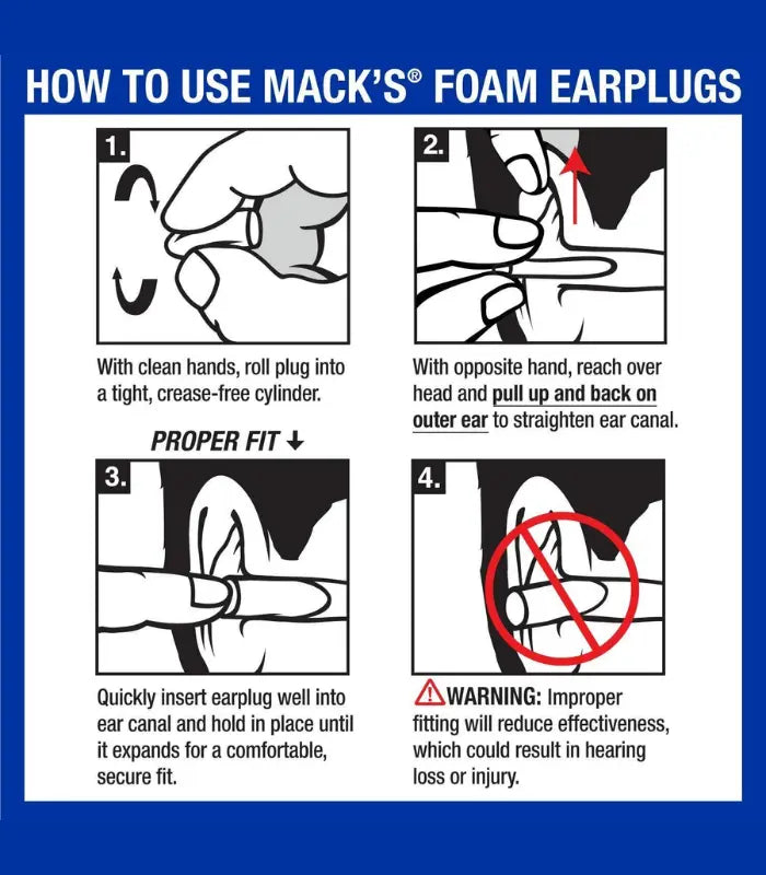 Macks Ultra Soft Earplugs 50 pair (6)
