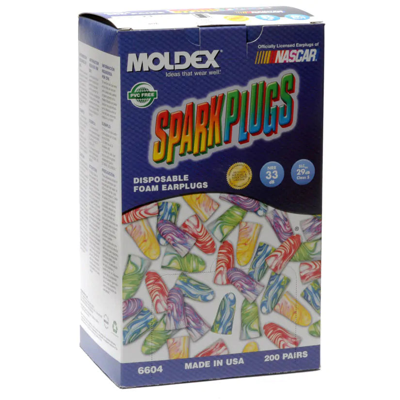 bulk Moldex spark plug soft foam earplugs