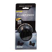 black headphones