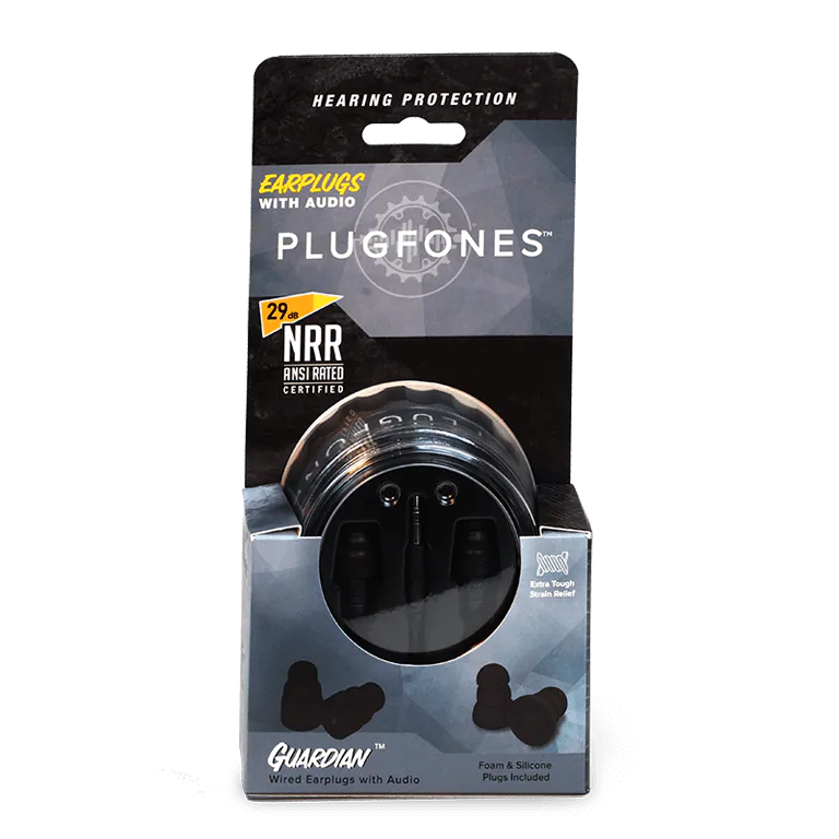 black headphones