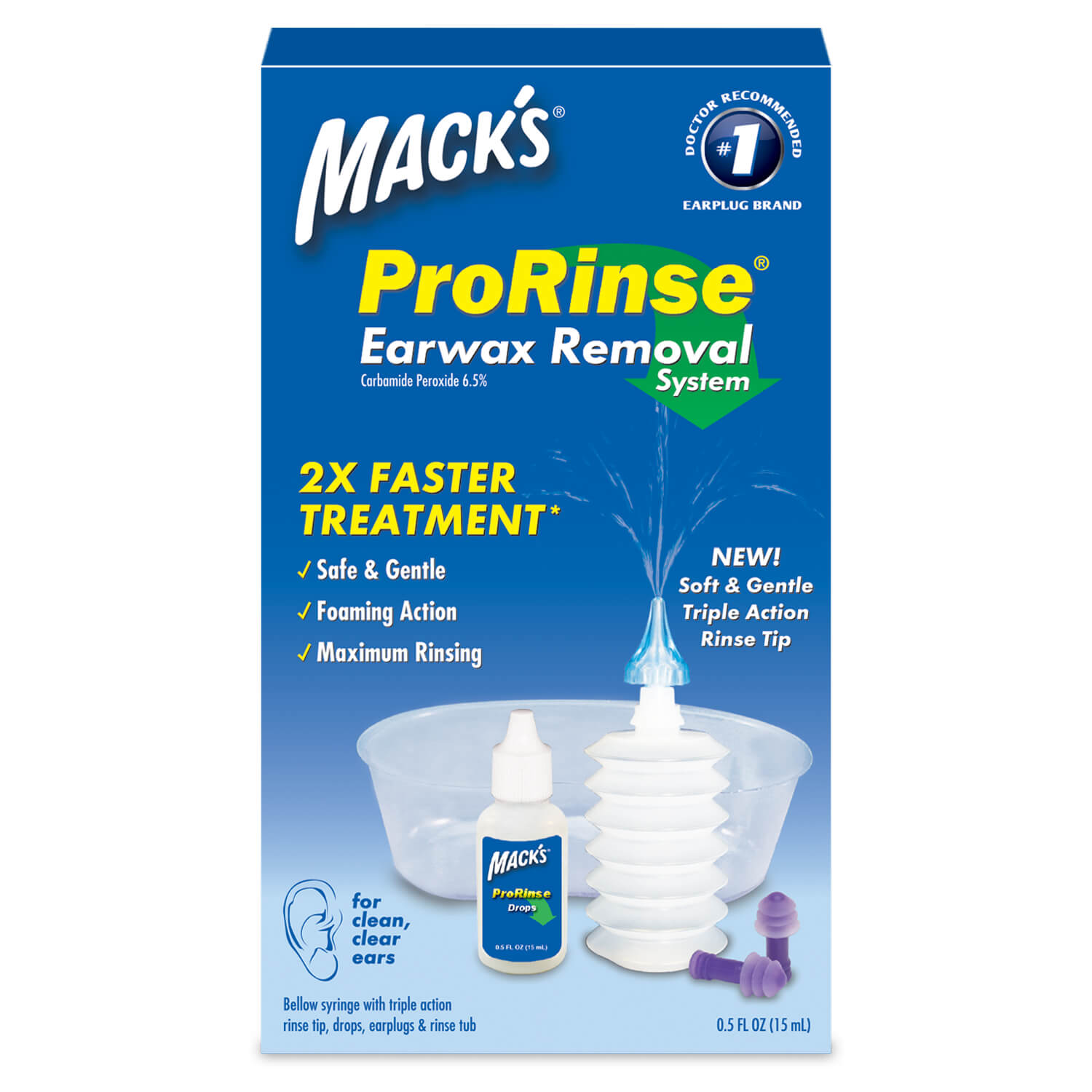 Macks Pro Rinse for Earwax