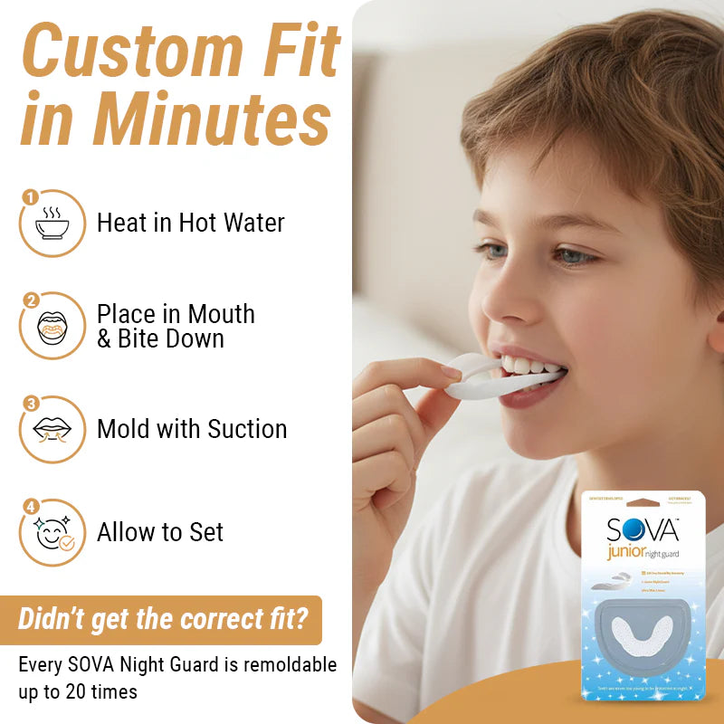 SOVA Junior Aero Night Guard | Kids Teeth Grinding Guard Ages 6–11