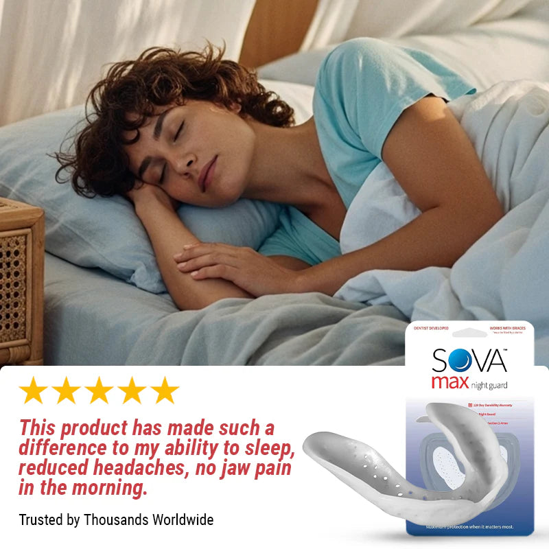 SOVA MAX Night Guard | Heavy-Duty Teeth Grinding Guard for Severe Bruxism