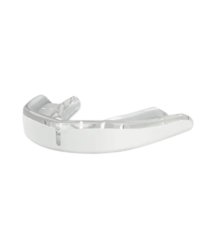 Sanabrux Mouthguard from Sleep and Sound offers nighttime protection from teeth grinding and helps ease jaw pressure caused by bruxism