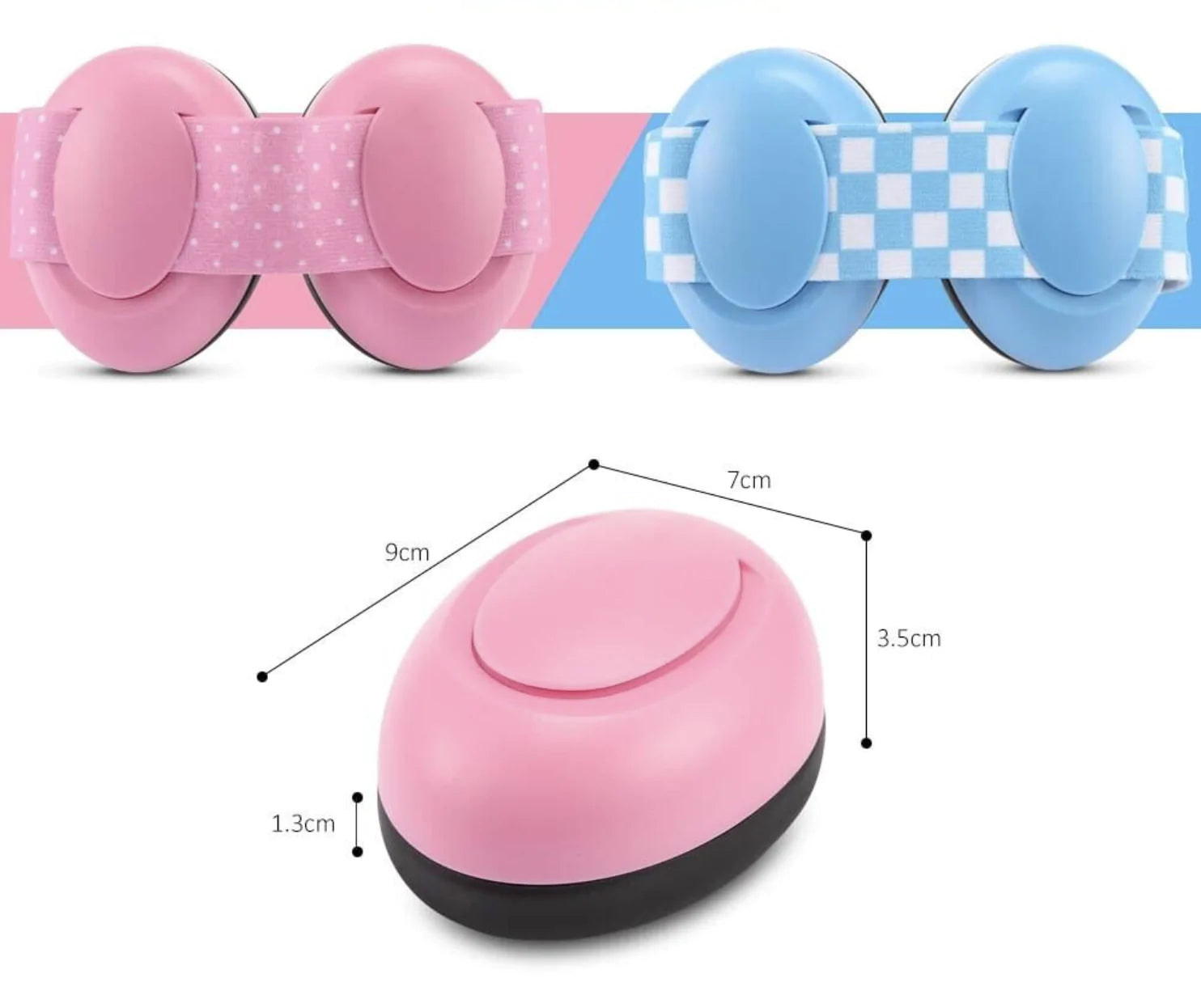 hushies earmuffs size