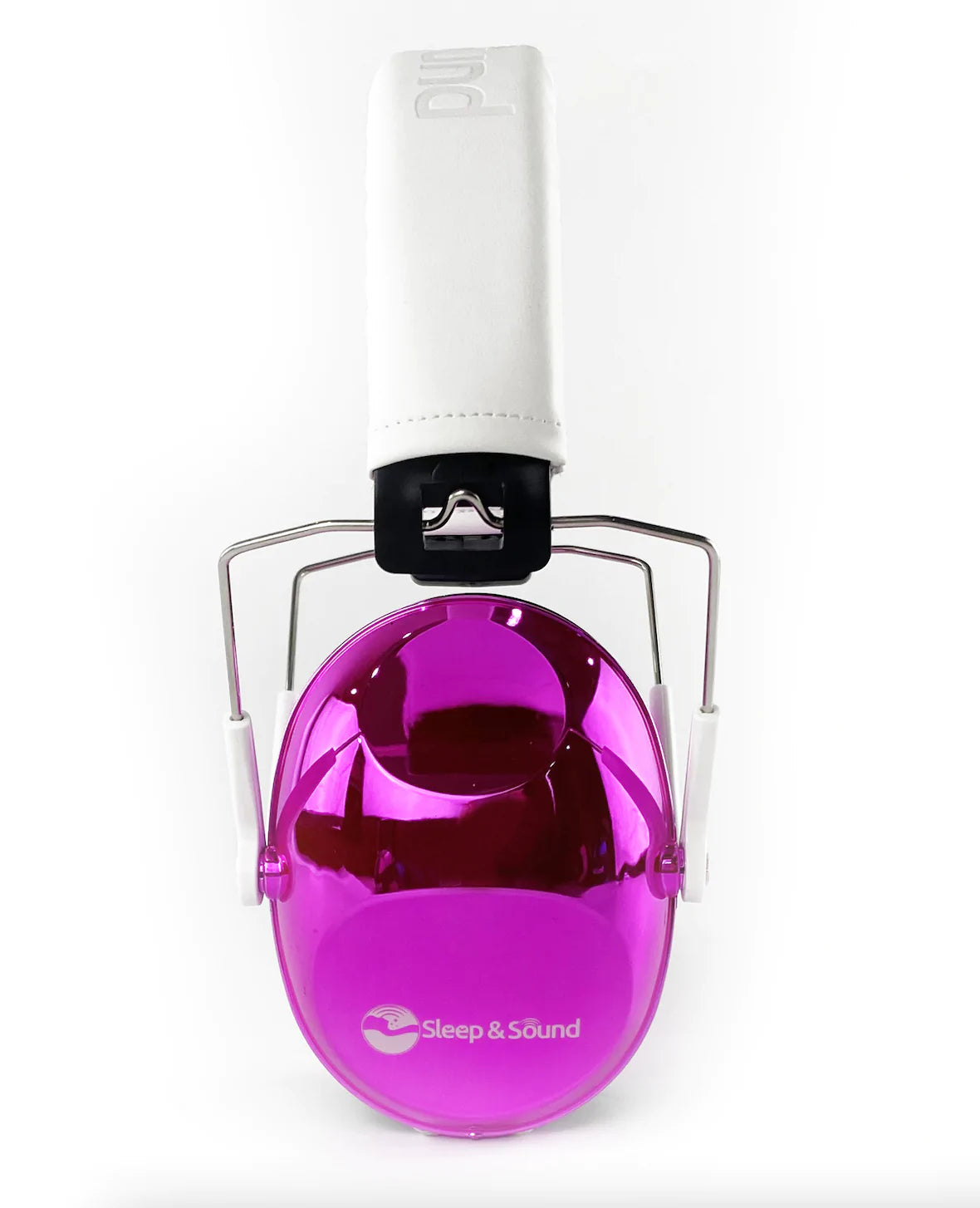 hushies kids earmuffs pink mirror side