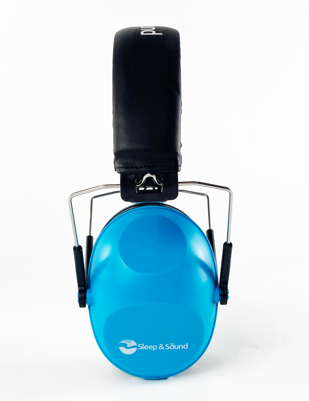 hushies kids earmuffs aqua side