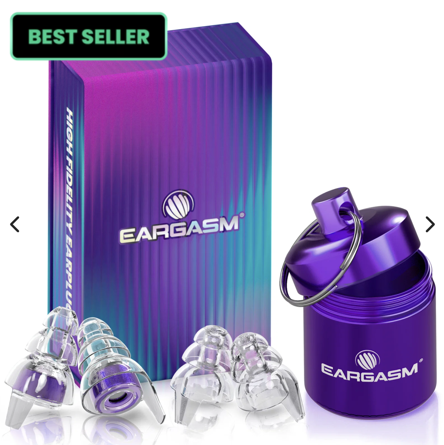 Eargasm High Fidelity Earplugs | Musicians, Concerts & Motorcycles