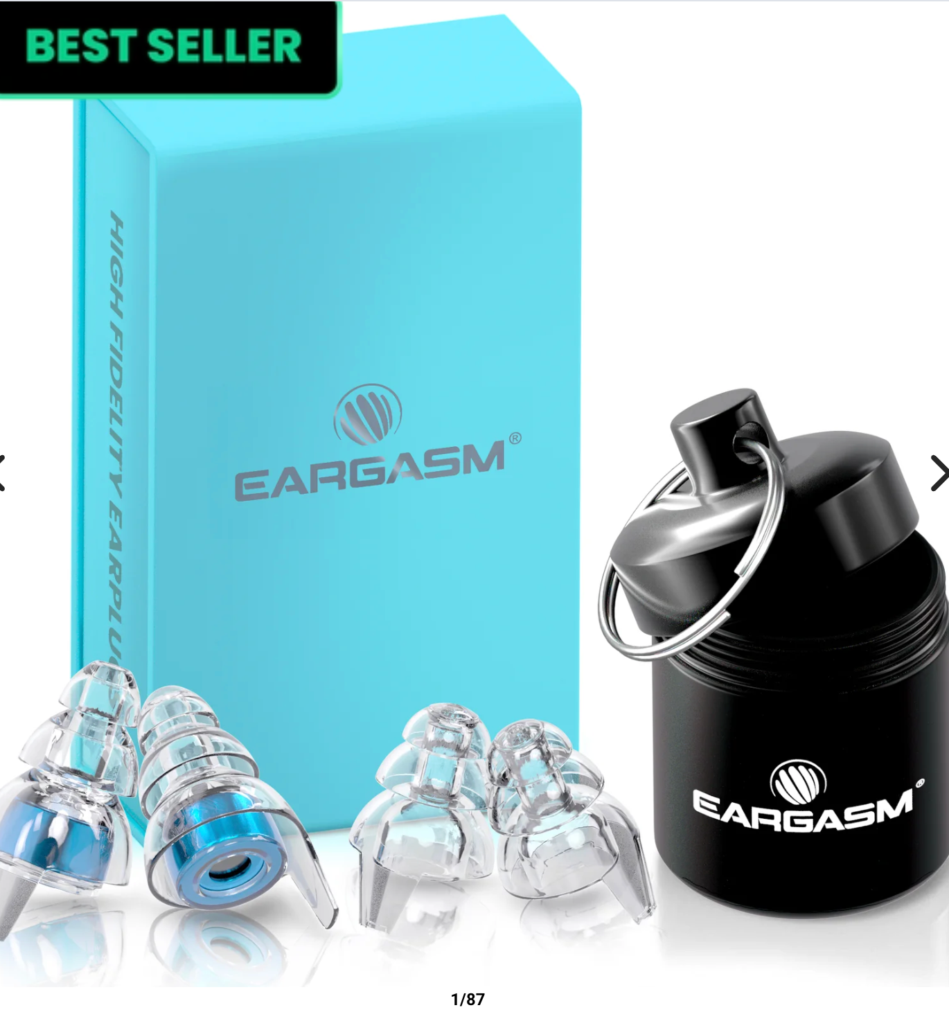 Eargasm High Fidelity Earplugs | Musicians, Concerts & Motorcycles