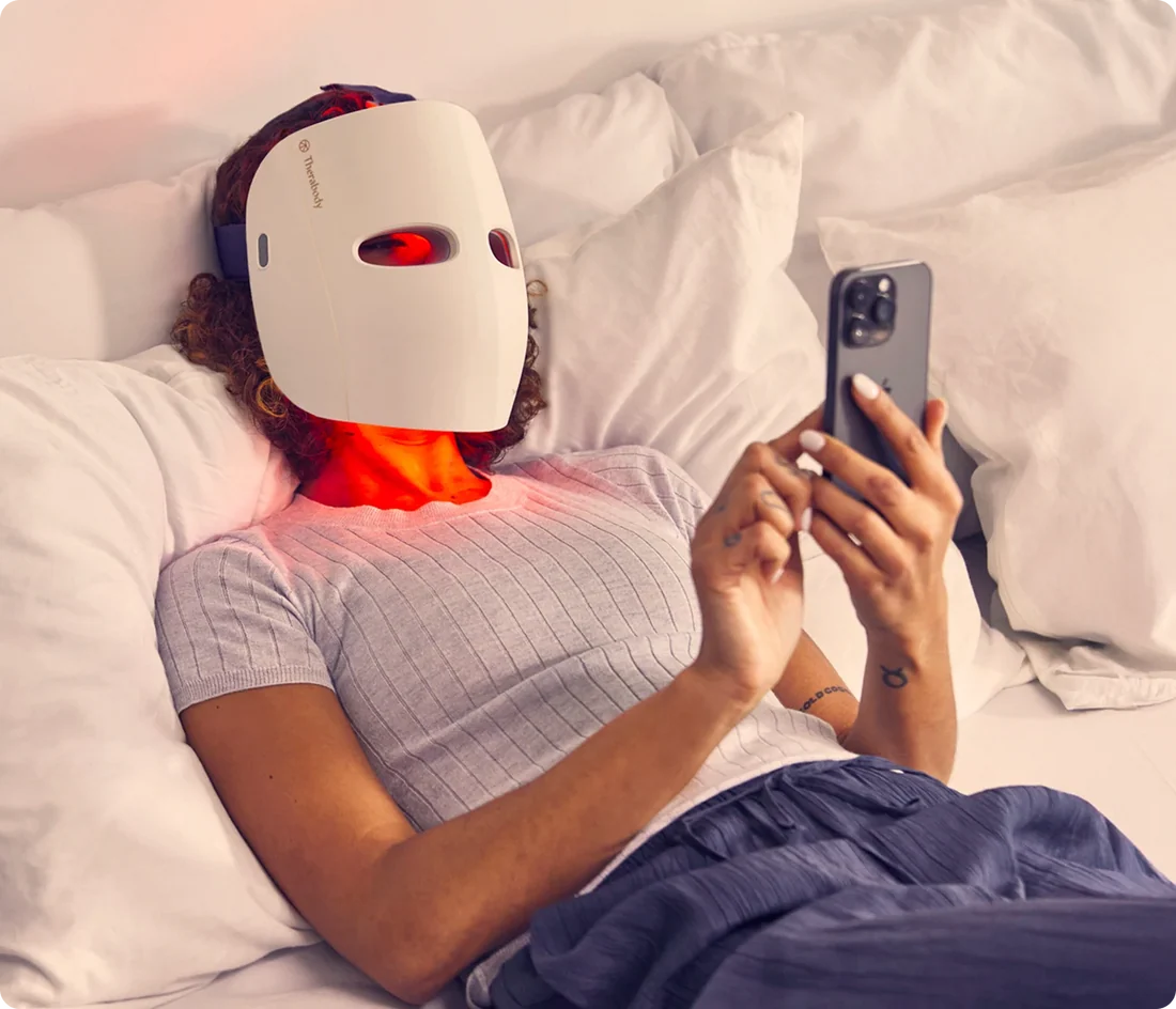 Therabody TheraFace Mask Glo LED Light Therapy Mask