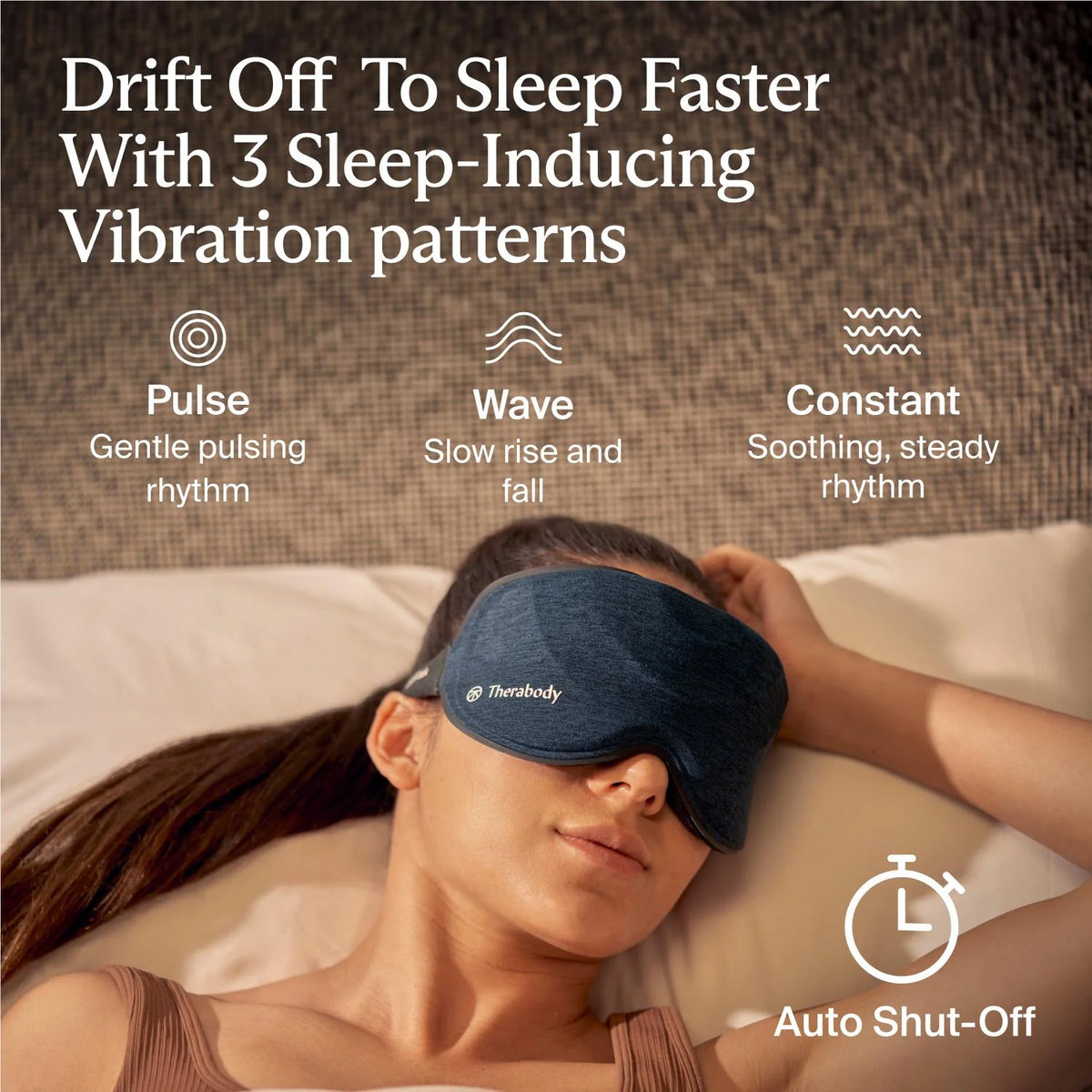 Therabody SleepMask  - Blackout Sleep Mask with Vibration