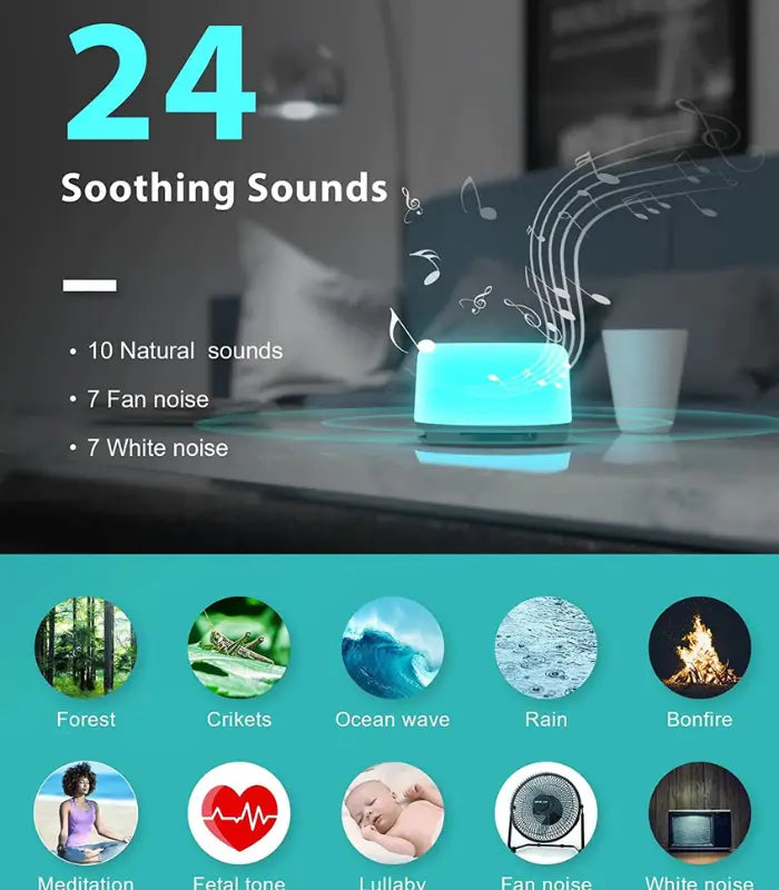 Tranquillity Bluetooth Multi Sound White Noise Machine (1)