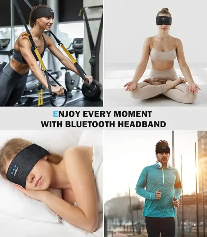Wireless Bluetooth Headband for Sleep and Sports (3)