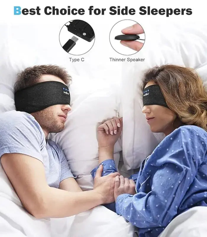 Wireless Bluetooth Headband for Sleep and Sports (5)