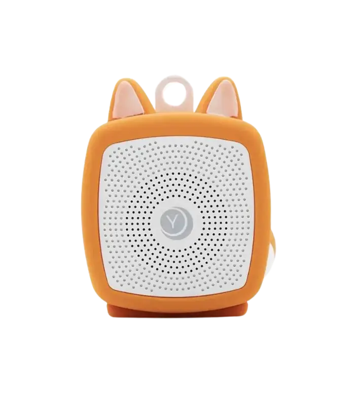 Yogasleep Pocket Baby Soother Sound Machine with calming lullabies and soothing sounds to help babies sleep peacefully on the go