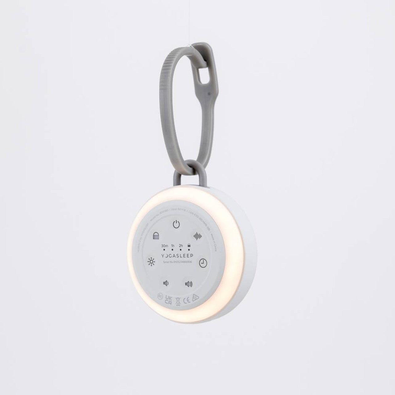 yogasleep hushh 2 sound machine clip