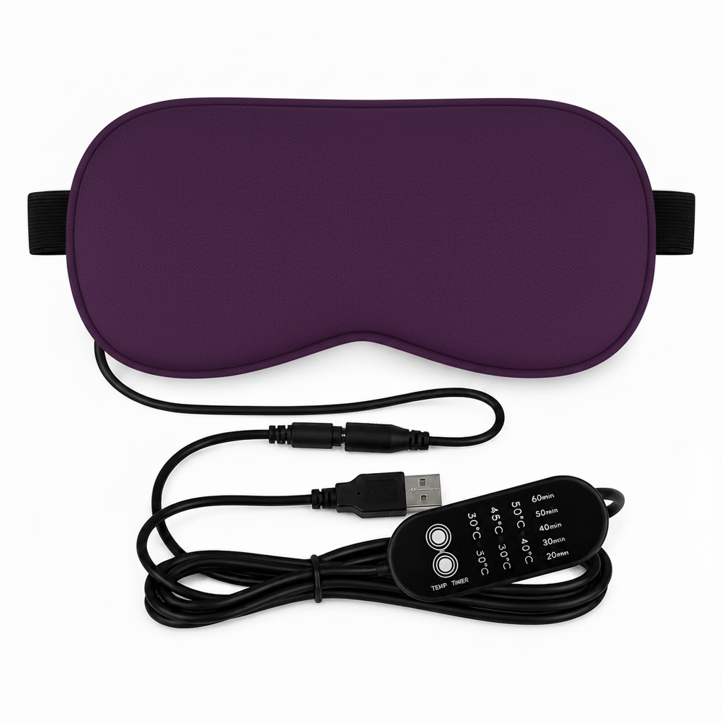 Deep Purple USB Heated Eye Mask