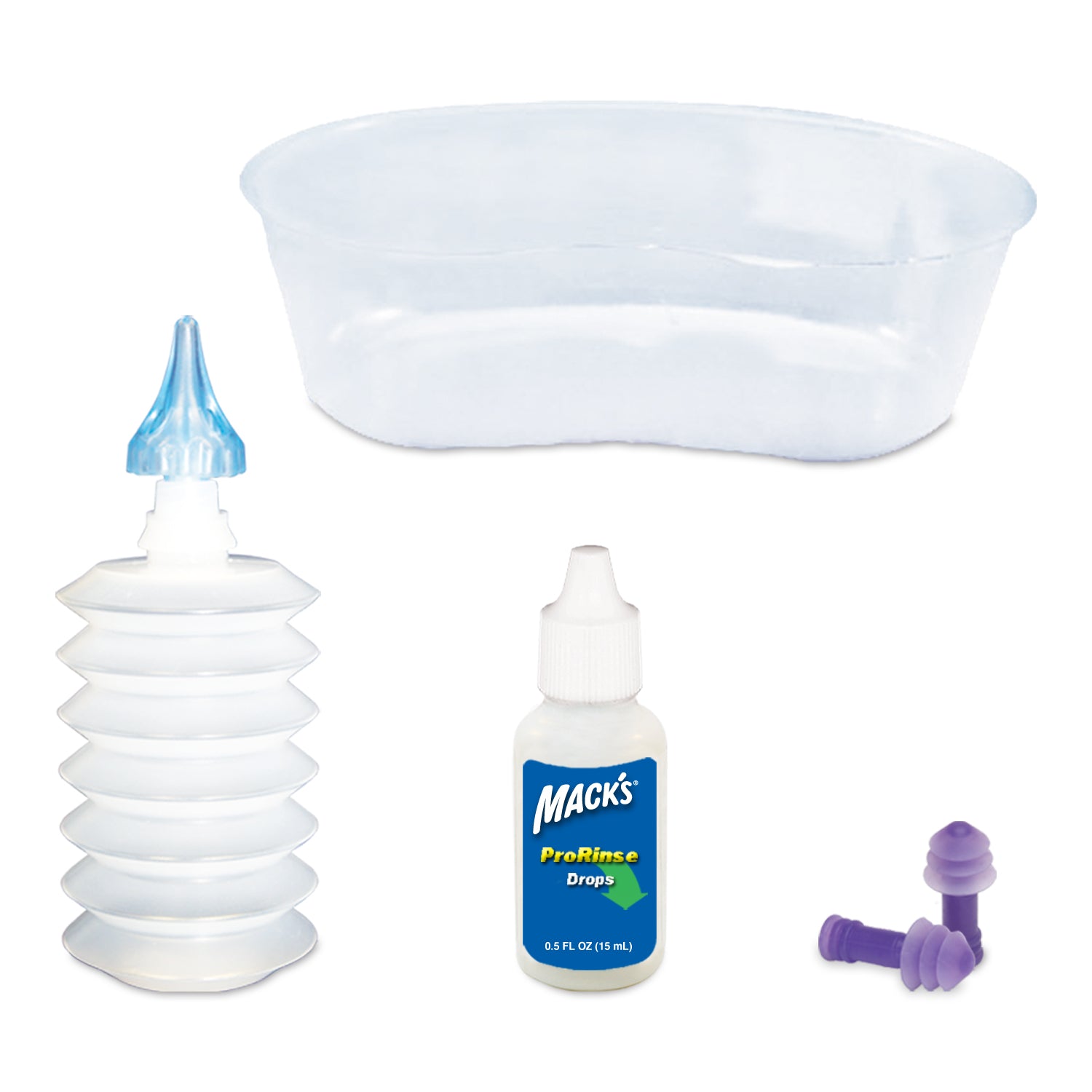 Macks Pro Rinse for Earwax Kit