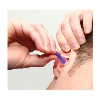 Man using Pro Rinse Earwax Removal Kit