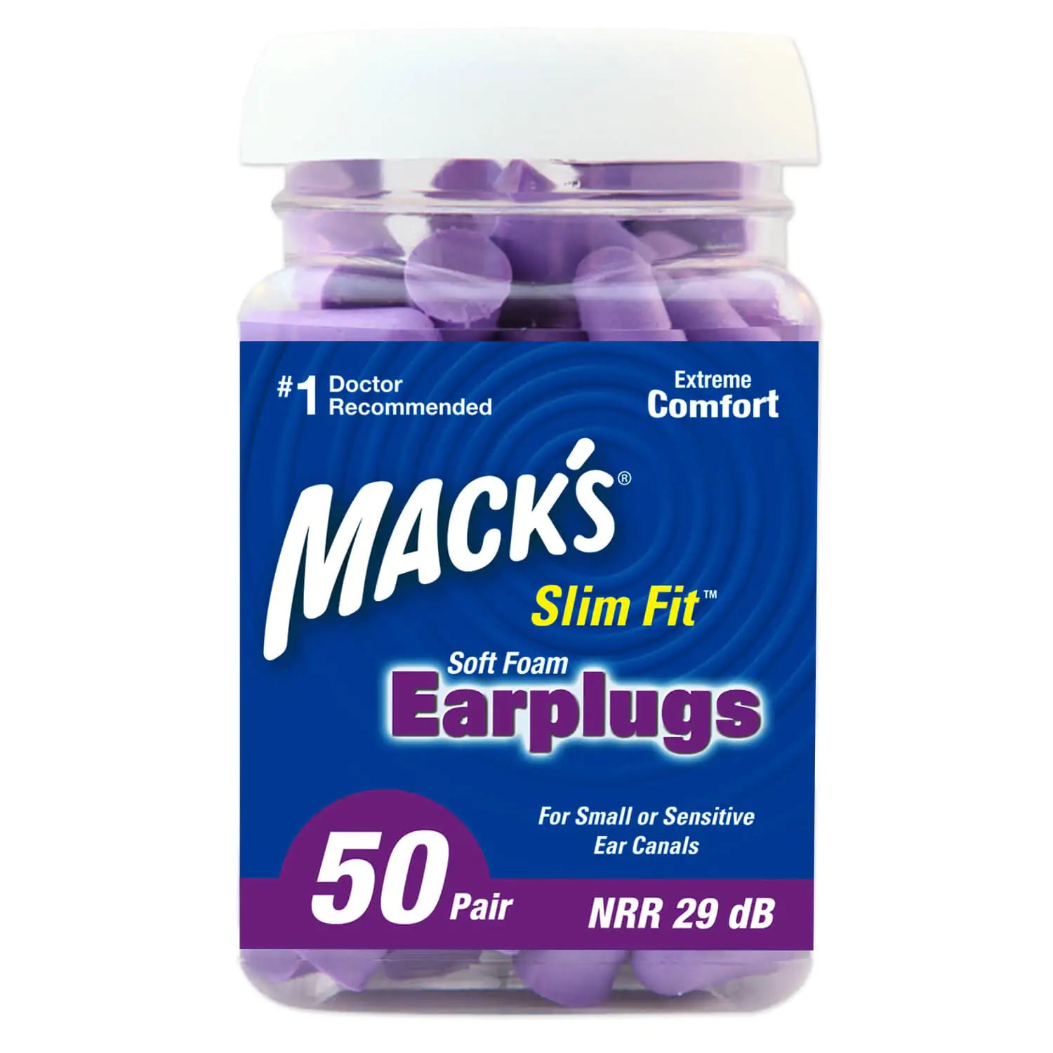 Macks Slim Fit Earplugs for Smaller Ears