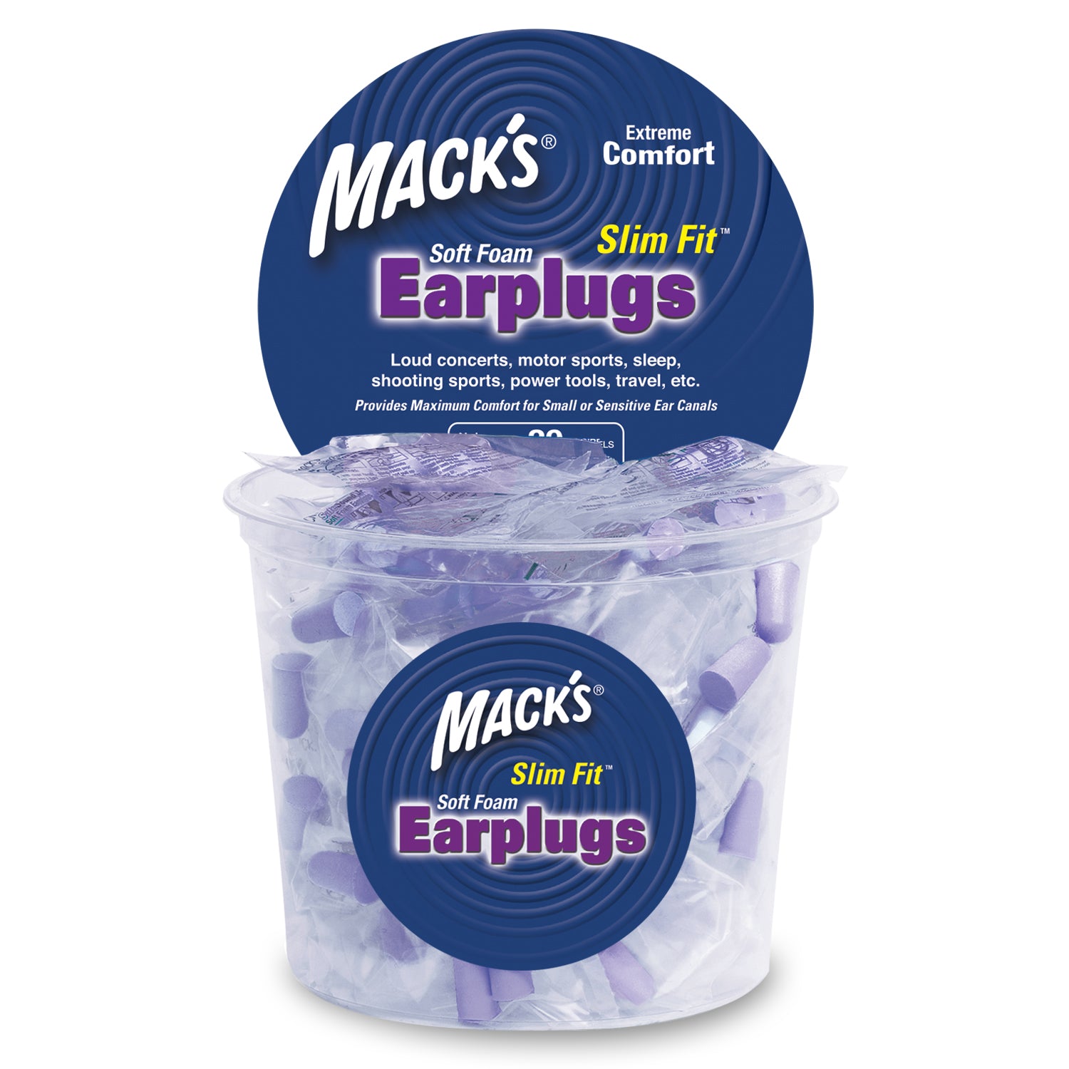 Macks Slim Fit Earplugs for Smaller Ears