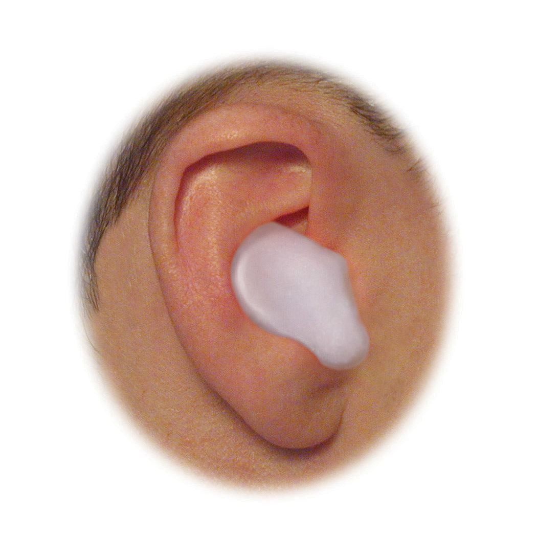 MACK'S Waterproof Adult Silicone Ear Plugs Clear