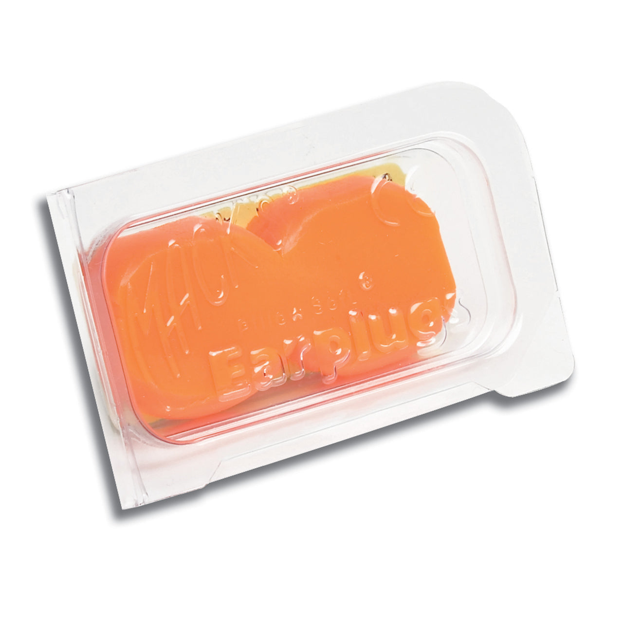 Orange Pack MACK'S Waterproof Adult Silicone Ear Plugs - 200 Pair Bulk Pillow Soft Ear Plug Dispenser