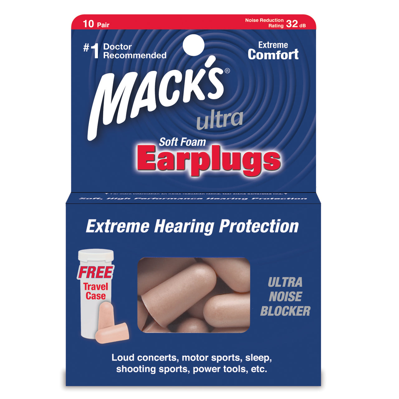 Mack's Ultra Soft Foam Earplugs 