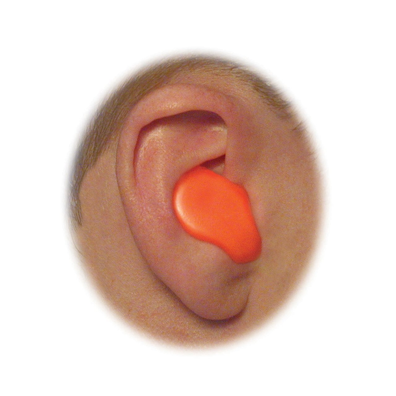 MACK'S Waterproof Adult Silicone Ear Plugs Orange