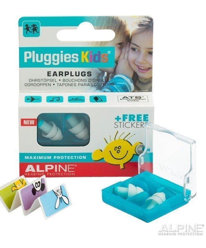 Alpine Kids Pluggies Earplugs for Children Box