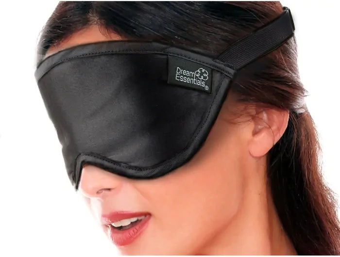 Luxury Silk Eye Mask Black