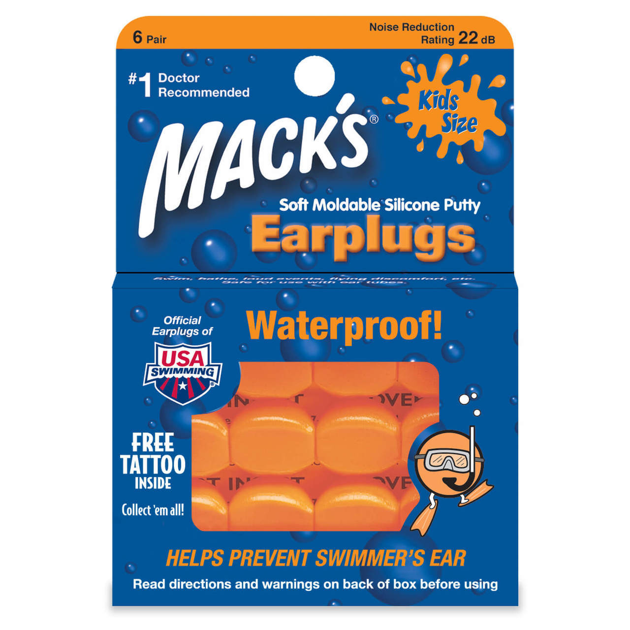Macks Soft Silicone Kids Earplugs