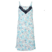 floral moisture wicking nightie for menopause