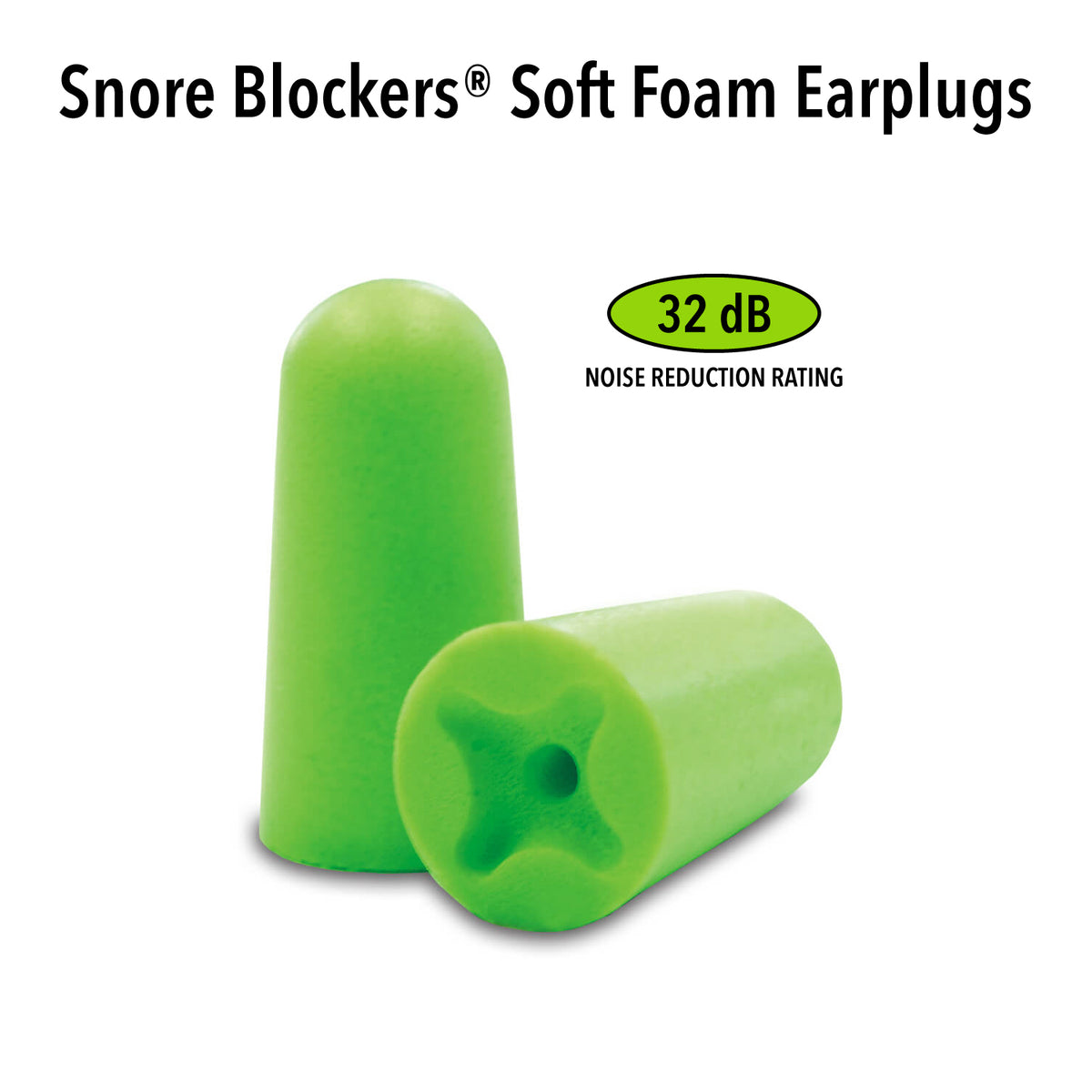 Snore Blocker Mack’s Snore Blockers – 32dB NRR Soft Foam Earplugs – sleepandsound
